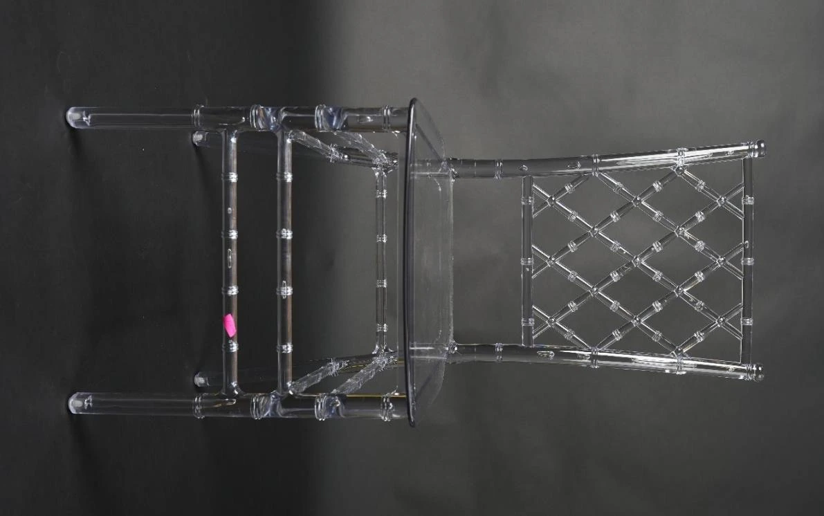 Acrylic Chair Cross Back